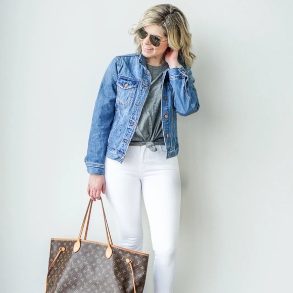 J CREW LARGE JEAN JACKET